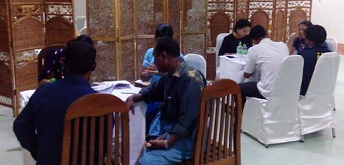 အင္ဒုိနီးရွားတြင္ လူကုန္ကူးခံရၿပီး ျပန္လာသည့္ ေရလုပ္သားမ်ားကို တစ္ဦး ေဒၚလာ ၅၀၀ ေထာက္ပံ့